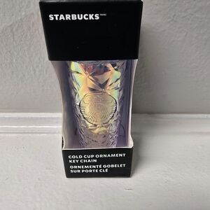 Starbucks Holographic Cold Cup Key Chain